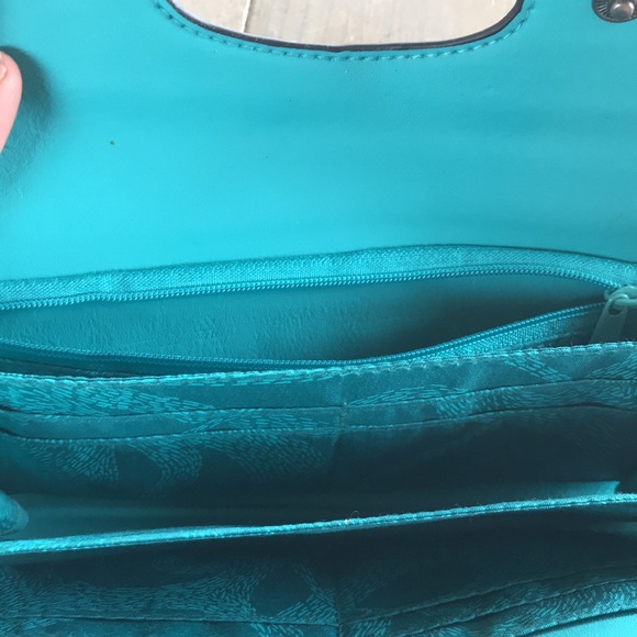 Skunkfunk vegan leather wallet clutch. Cork details. - Picture 6 of 8